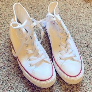 White high top converses